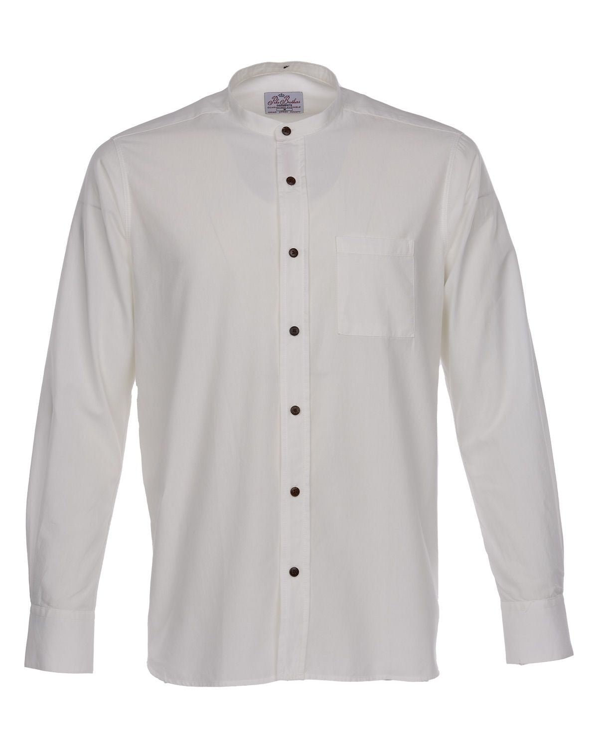 1923 Buccanoy Shirt - white chambrey