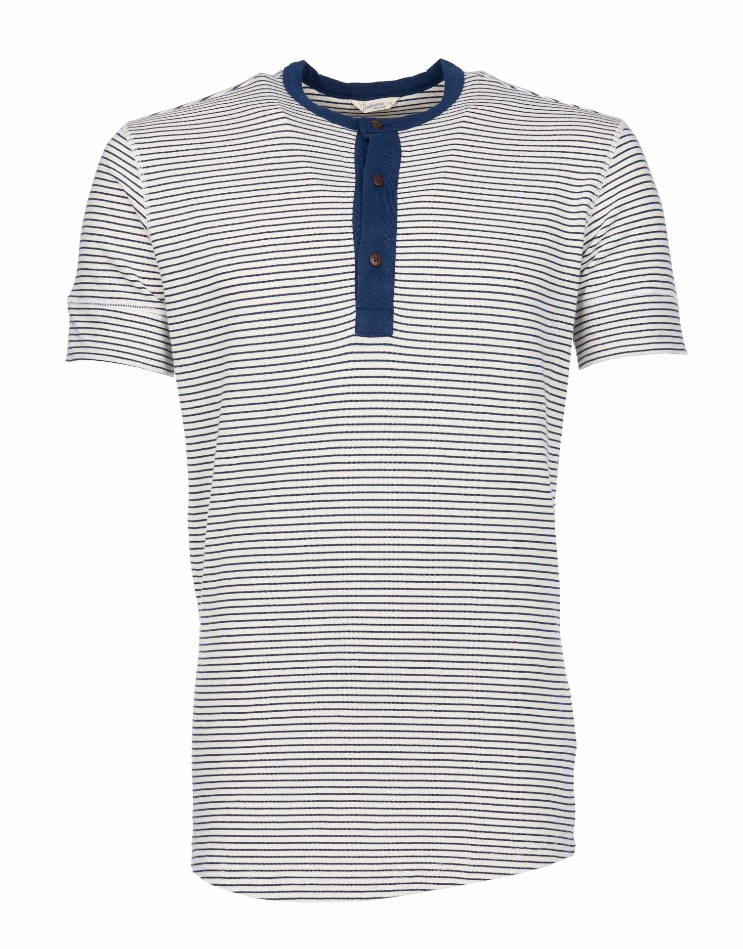 1927 Henley Shirt short sleeve - bongo blue - Dotty&Dan