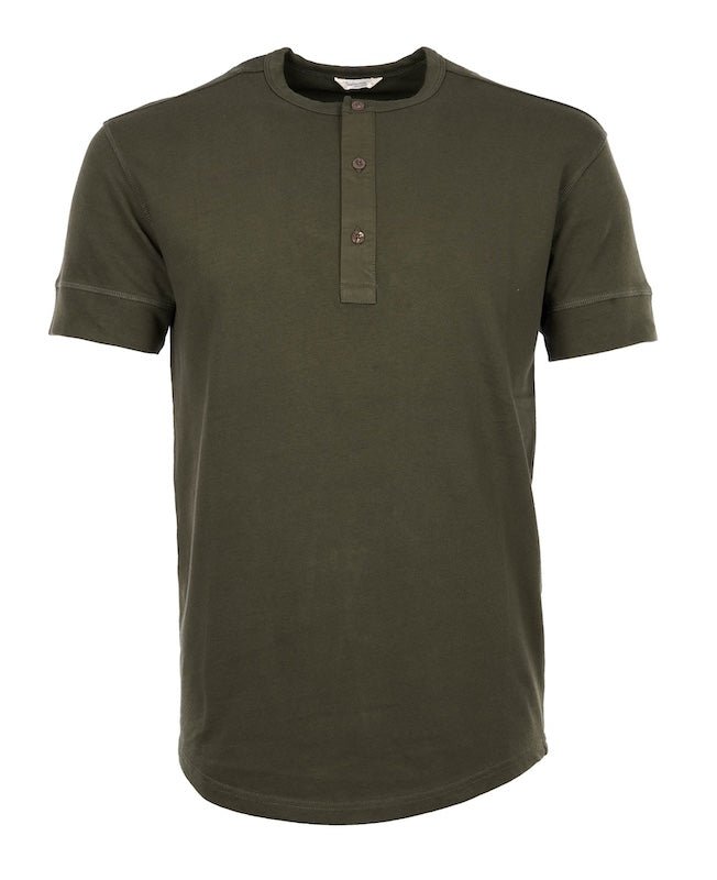1927 Henley Shirt short sleeve -mojave green - Dotty&Dan