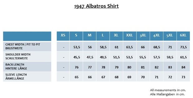 1947 Albatros Shirt - plain white - Dotty&Dan