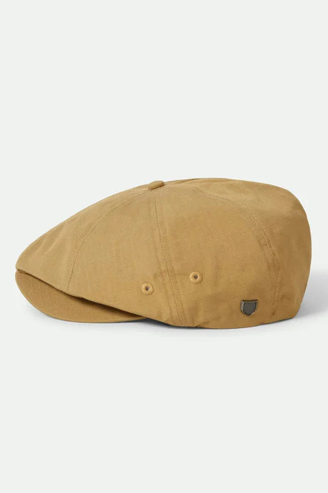 Brood Lightweight Newsboy Cap - dark khaki ripstop - Dotty&Dan