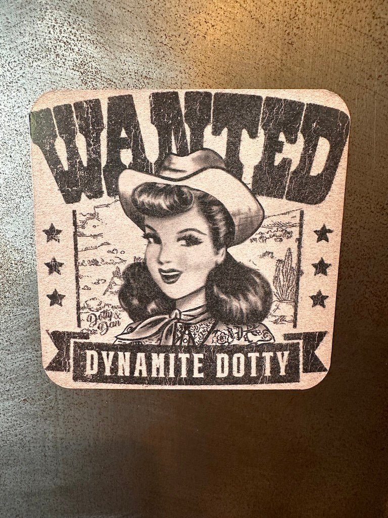 magnetische Glasuntersetzer Wanted Dotty - Dotty&Dan