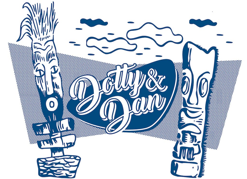 Tiki Shirt Dotty & Dan - creme - Dotty&Dan