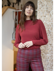 Maya Top Doriana - beaujolais