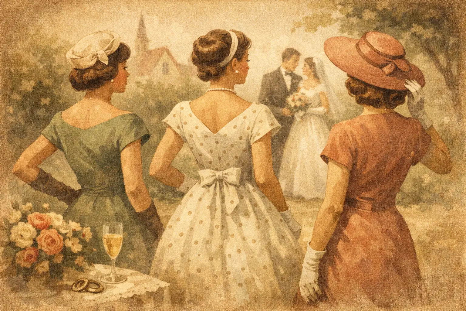 Welches Retro Kleid für Hochzeit passt?