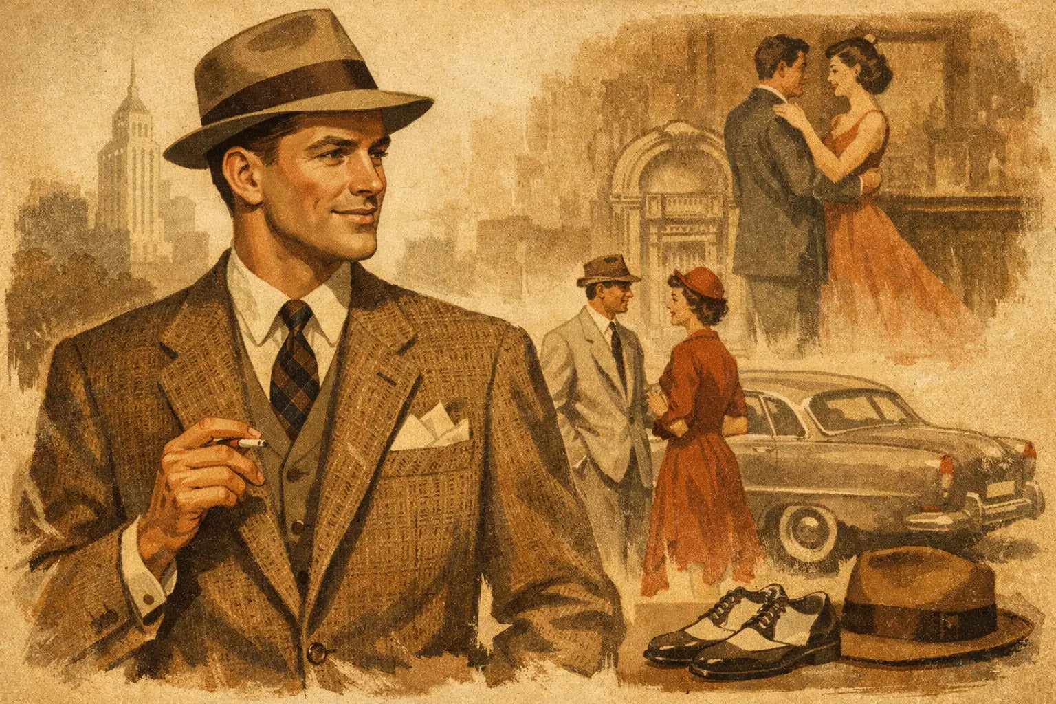 Herren Outfit im 50er Stil richtig tragen