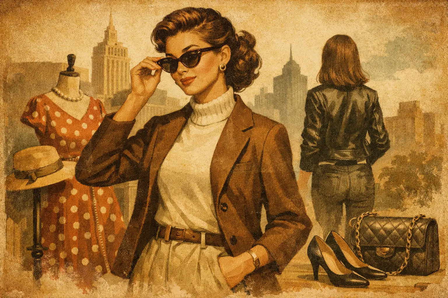 Wie trage ich Vintage Stil modern?