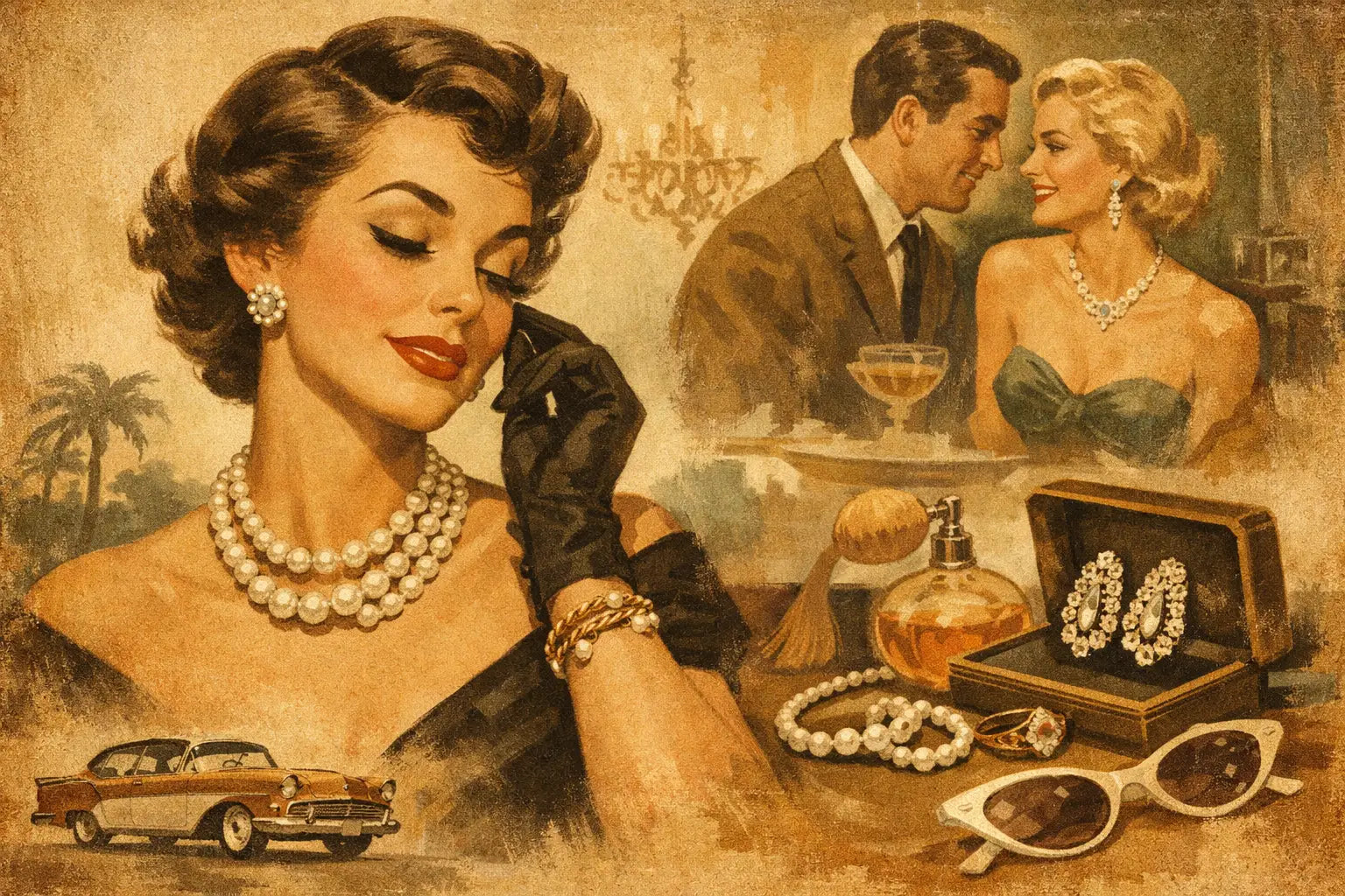 Schmuck im 50er Jahre Stil richtig tragen
