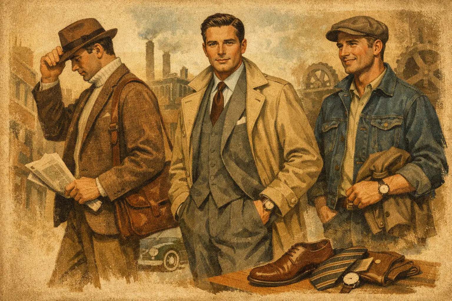 Workwear Stil für Herren kombinieren