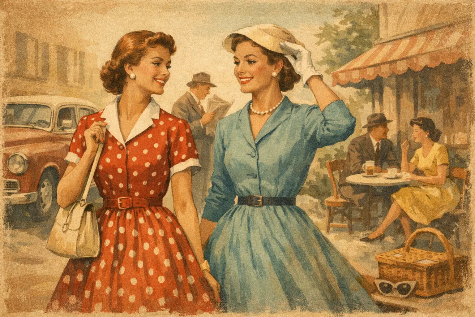 Retro Kleider 50er Alltag stilvoll tragen