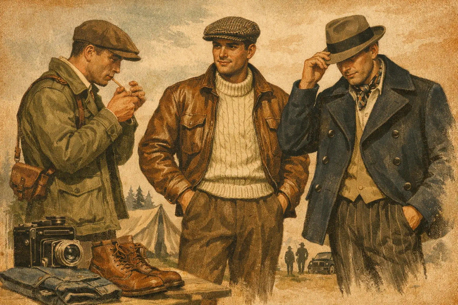 Pike Brothers Outfit Herren stilvoll kombinieren