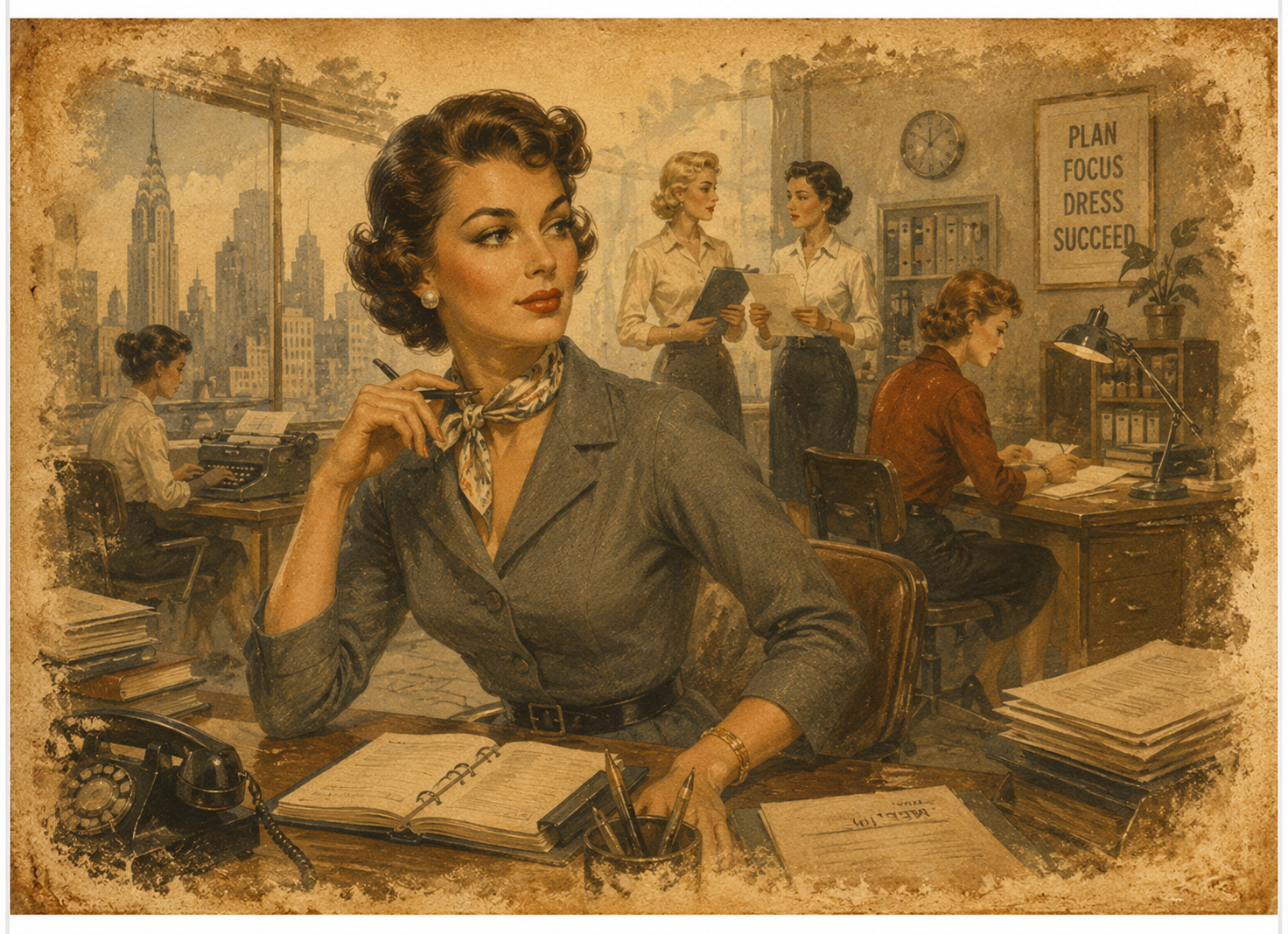 Ist Vintage-Mode bürotauglich?