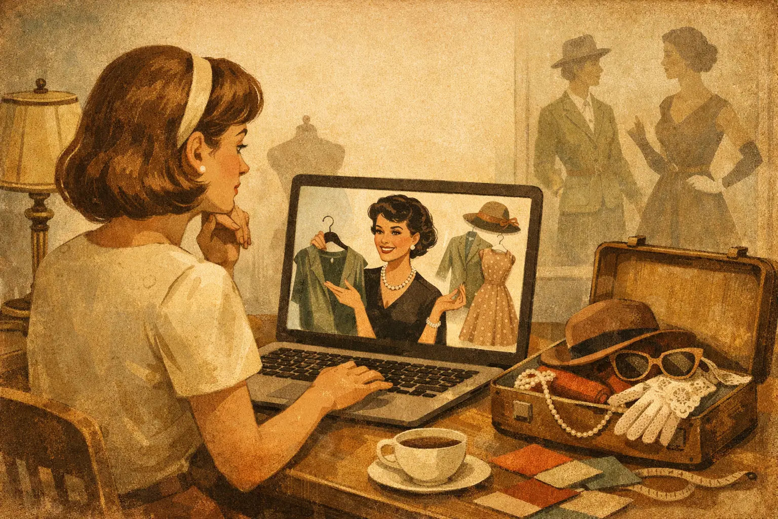 Stilberatung Vintage Mode online, die passt