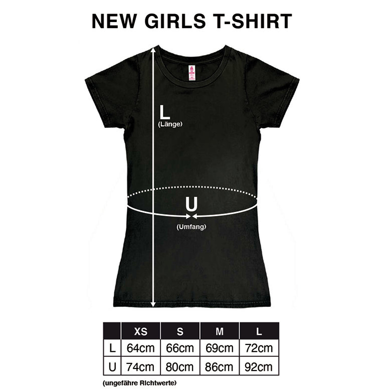 Graues Retro Damen T-Shirt Snoopy Größentabelle