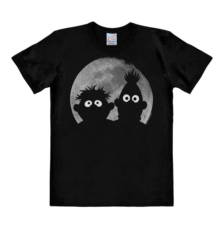 Sesame St - Ernie & Bert - Moon - T-Shirt - black - Dotty&Dan