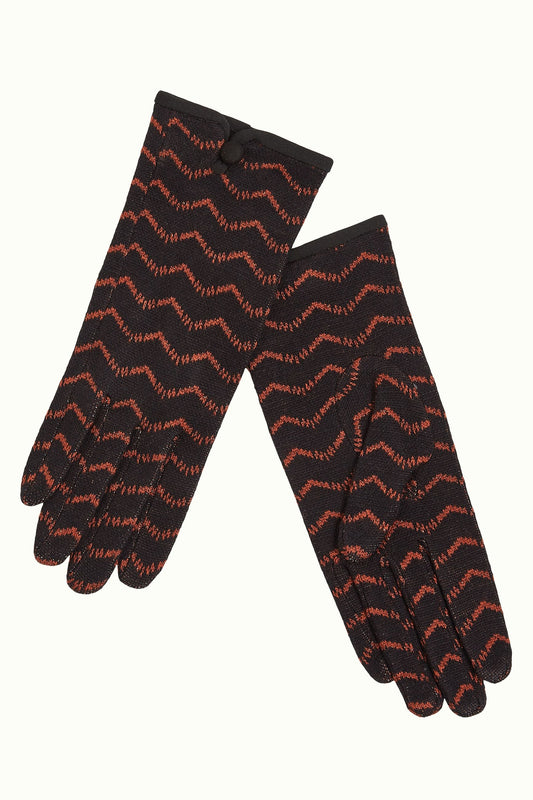 Stoff-Handschuhe Vivi - black - Dotty&Dan