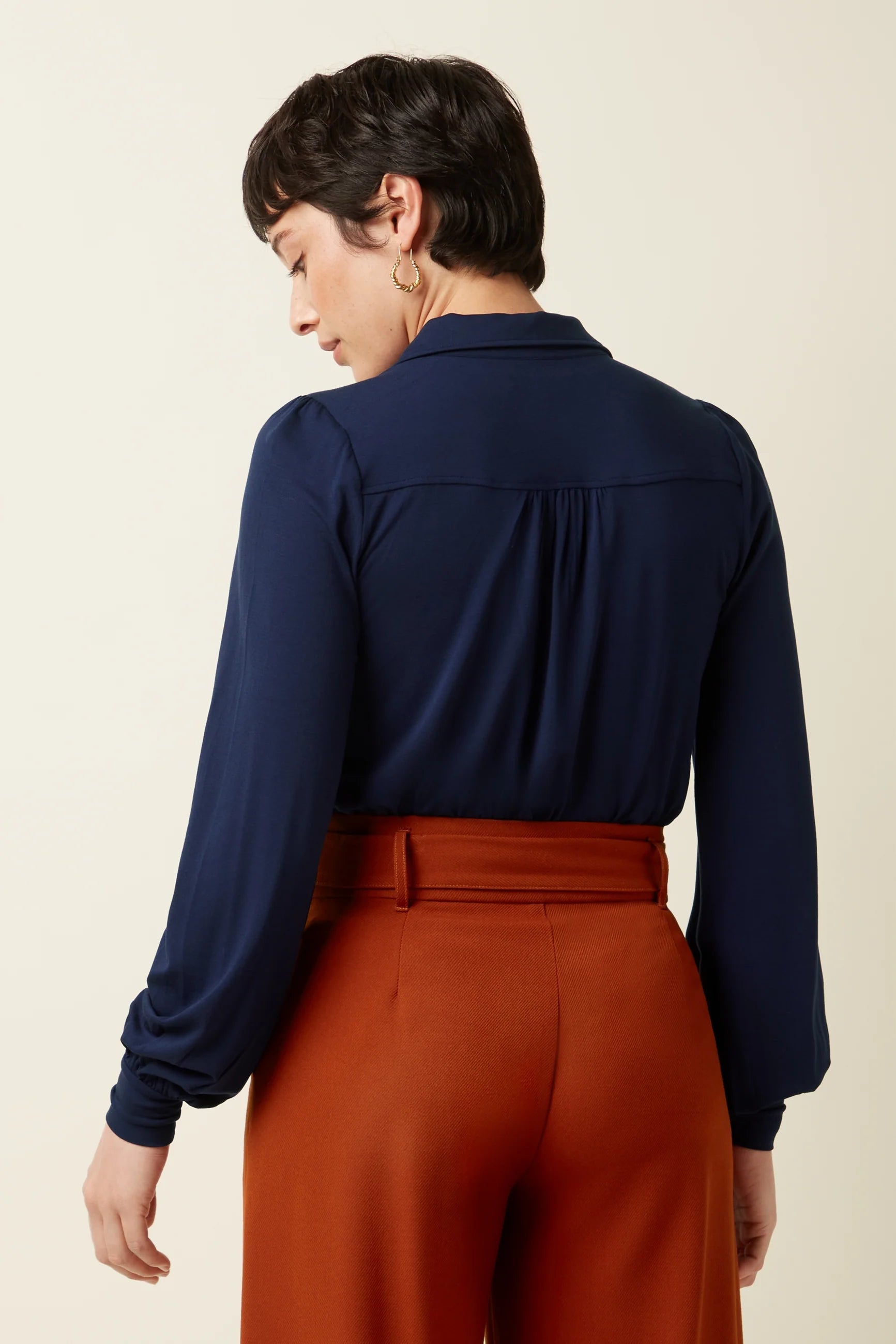 Carina Blouse Viscose Light - rhodonite blue - Dotty&Dan