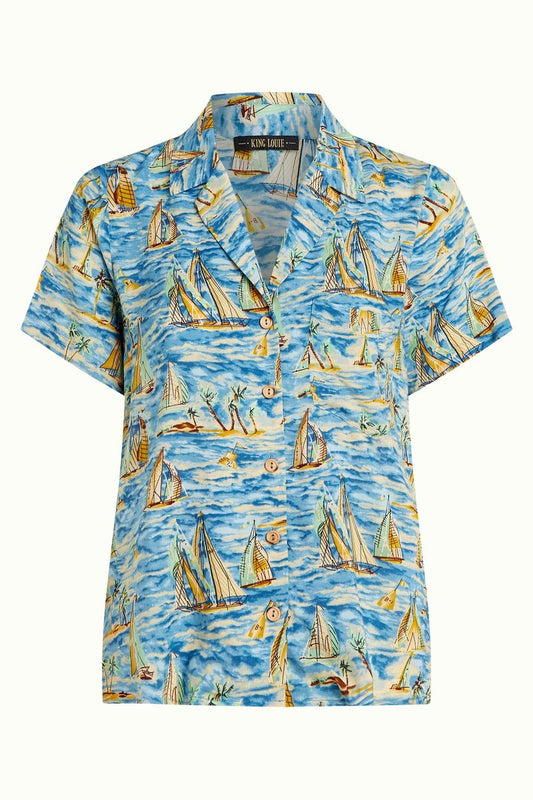 Bella Blouse - Le Bec moonlight blue - Dotty&Dan