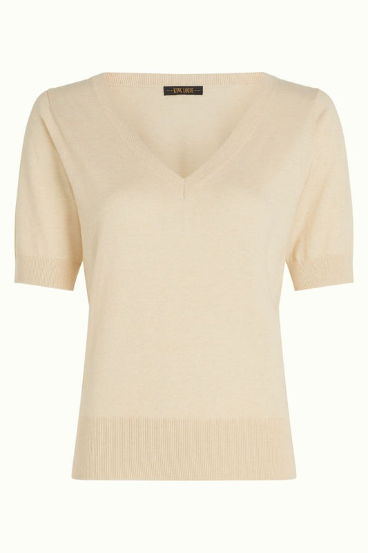 Agnes V Top cocoon - cream - Dotty&Dan