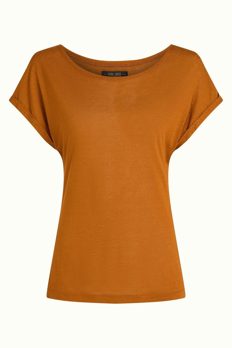 Aria Top - Marsy Linen umbre - Dotty&Dan