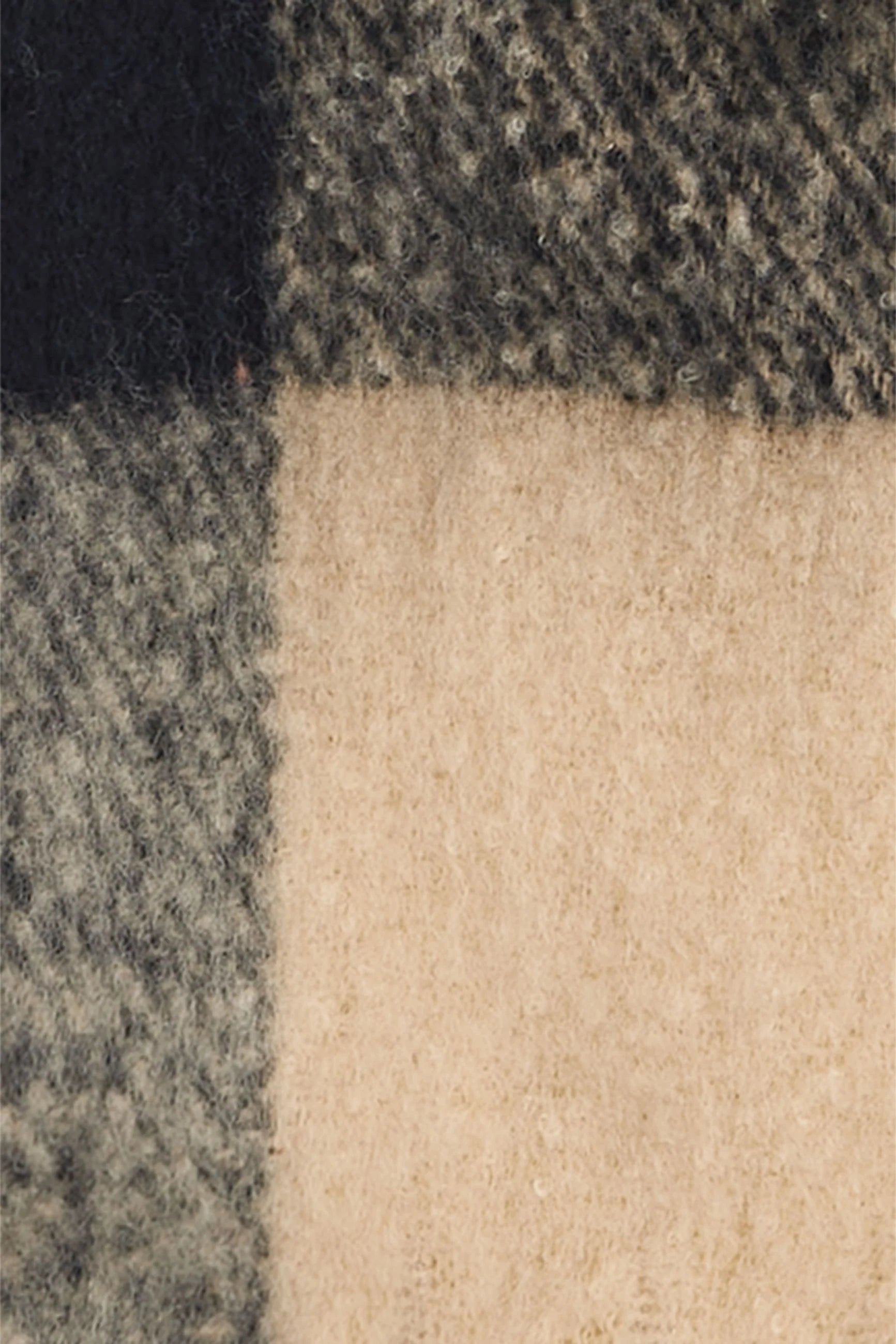 Schal Check 2-Tone - black - Dotty&Dan