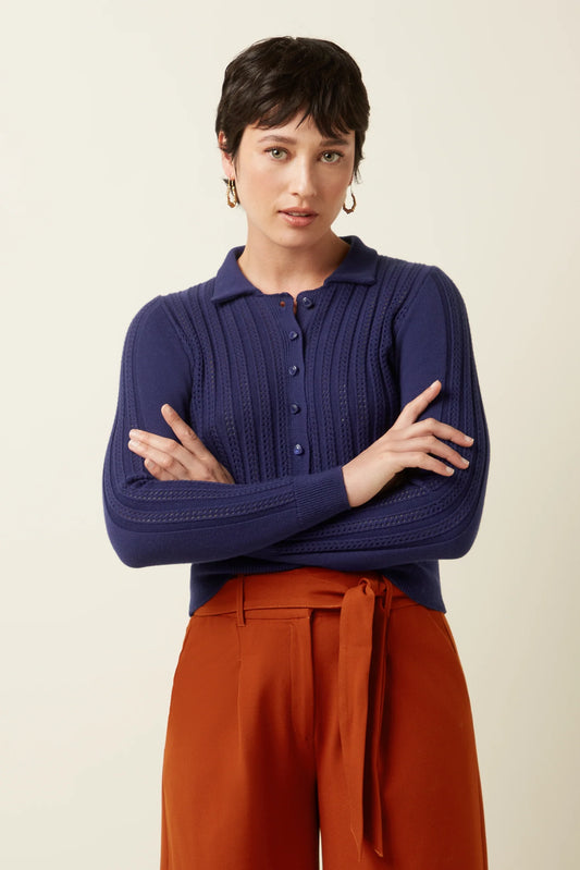 Sofie Cardi Carmi - rhodonite blue - Dotty&Dan