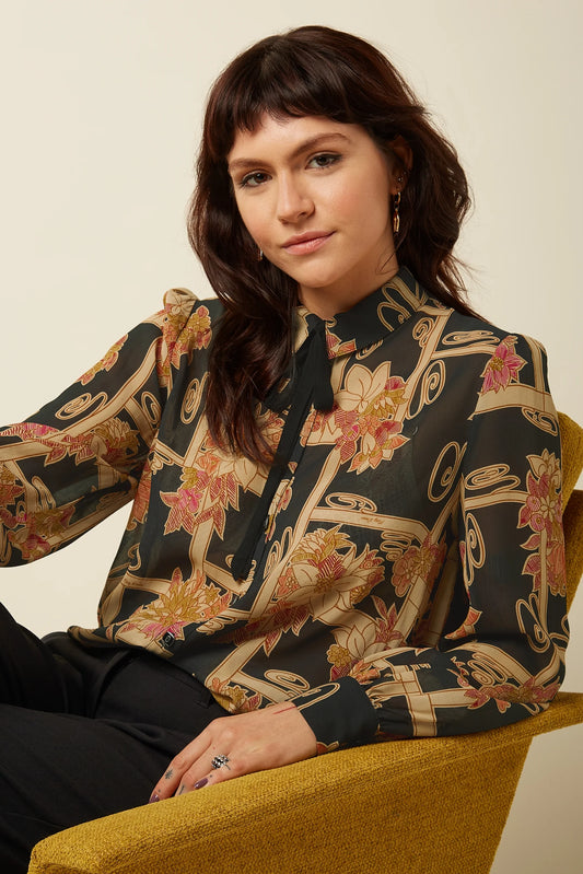 Maisie Blouse Alba - black - Dotty&Dan