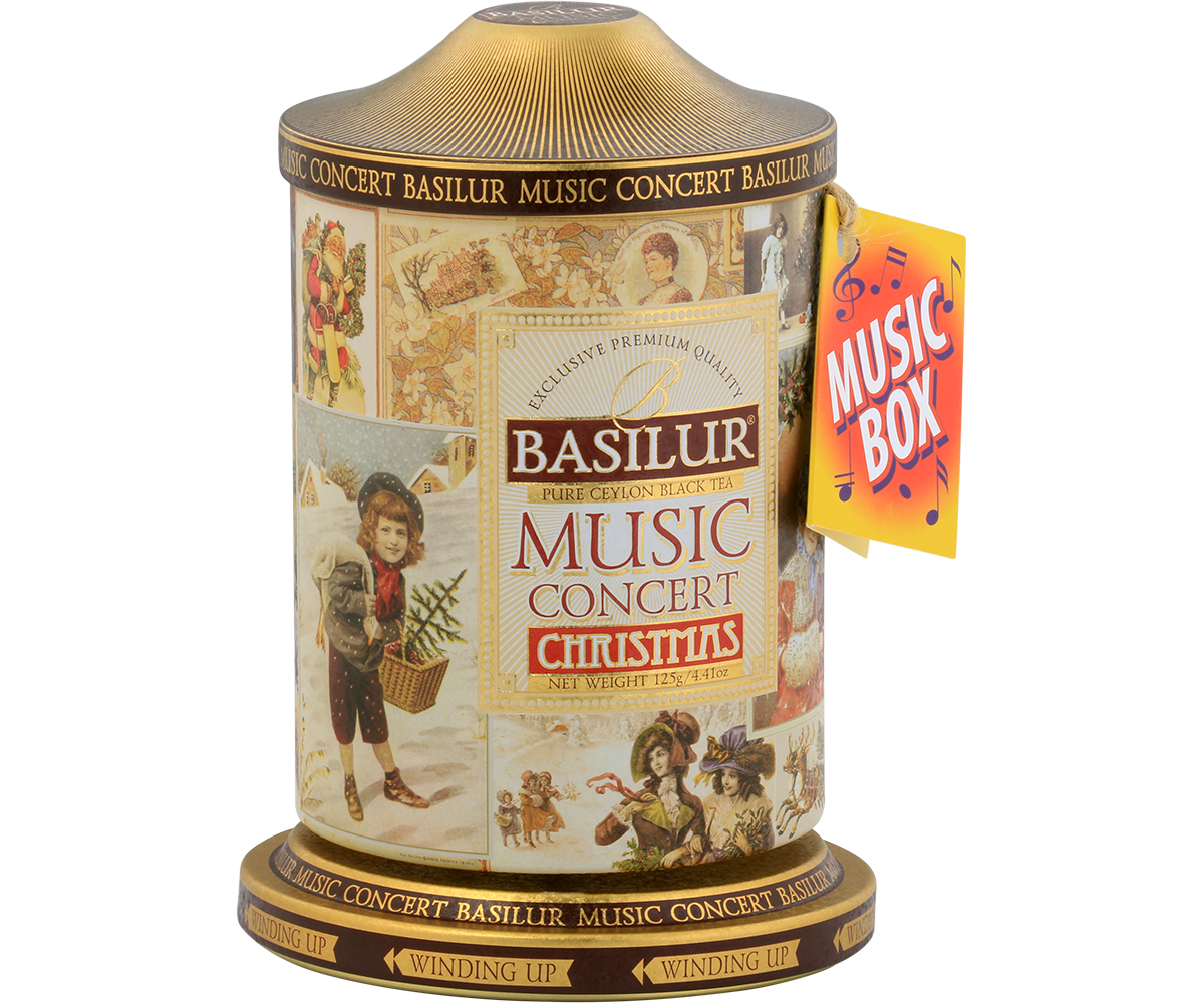 Basilur Music Concert Christmas – Teedose mit Spieluhr