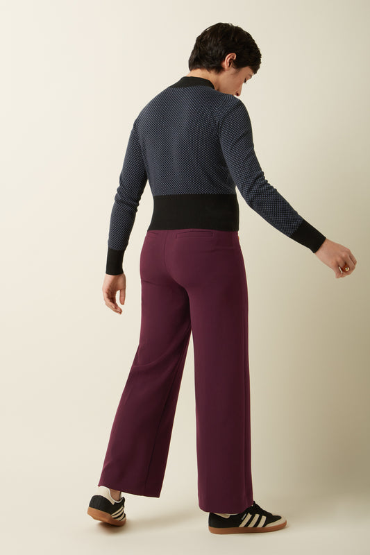 Cinzia Pants von King Louie in Violett mit Stretchkomfort