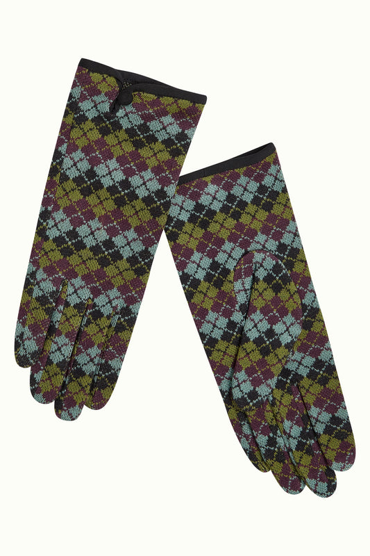 King Louie Chicago Glove Dusty Turquoise – Produktansicht