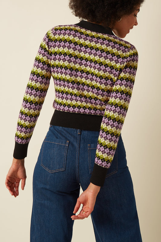 King Louie Sofie Cardi Chicago Black – Ansicht 4