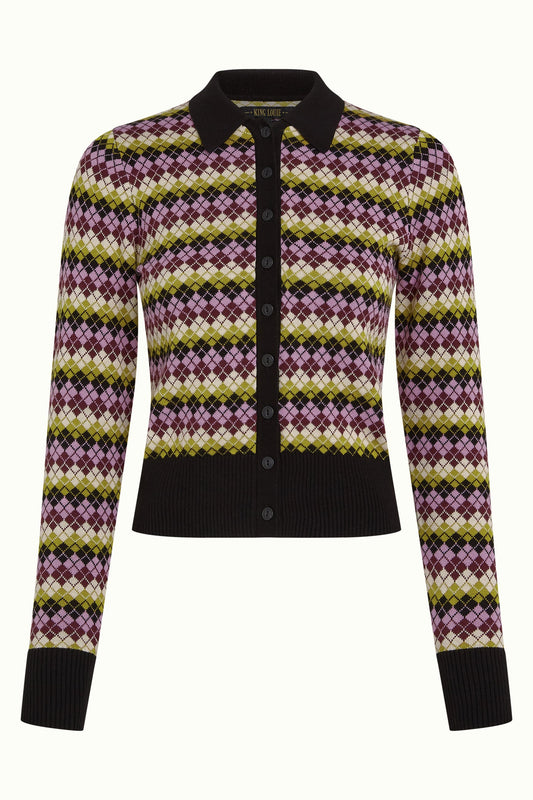 King Louie Sofie Cardi Chicago Black – Ansicht 5