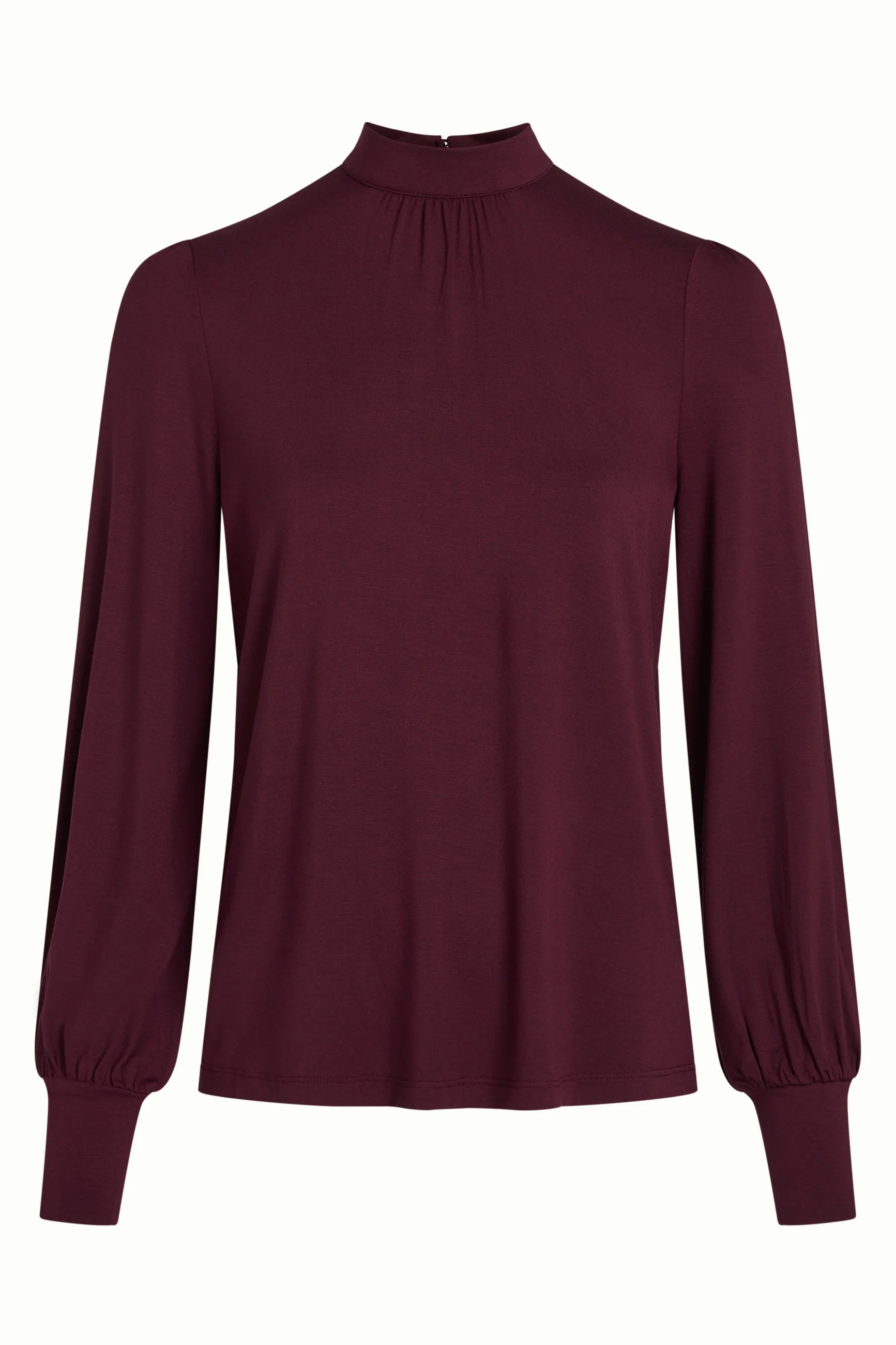 King Louie Phoebe Rollkragen-Tops mit kleinem Verschluss