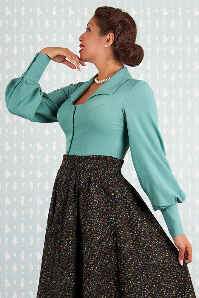 Arien-Minty Blouse - Dotty&Dan