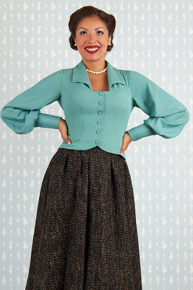 Arien-Minty Blouse - Dotty&Dan