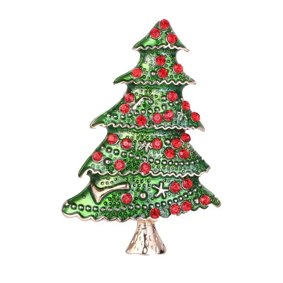 Weihnachtsbrosche - Weihnachtsbaum