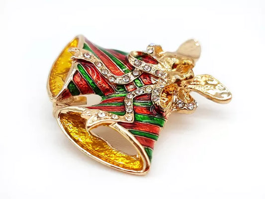 Weihnachtsbrosche - X-mas Bells - Dotty&Dan