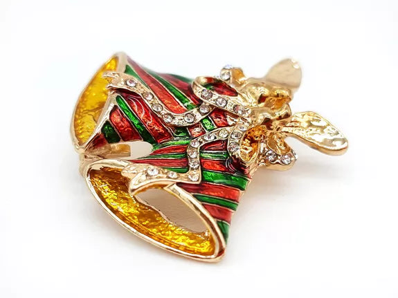 Weihnachtsbrosche - X-mas Bells - Dotty&Dan