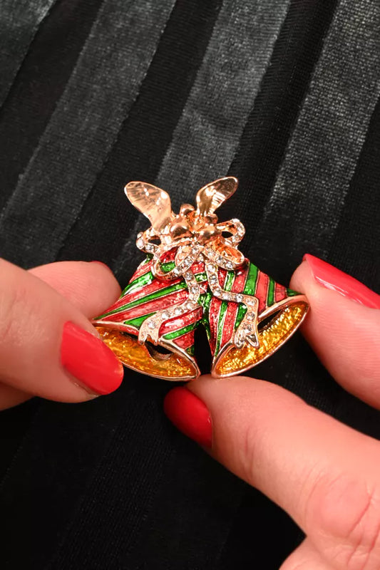 Weihnachtsbrosche - X-mas Bells - Dotty&Dan