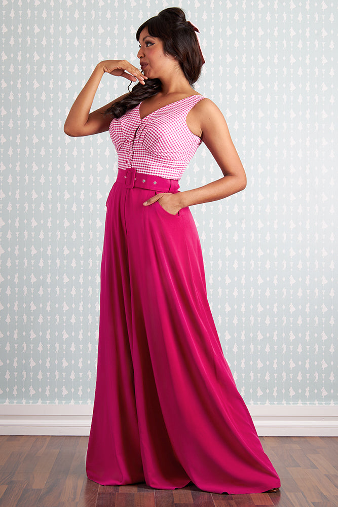 Jumpsuit Helaina Mai - fuchsia