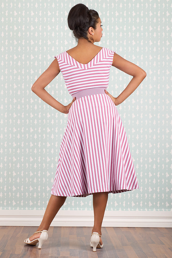 Miss Candyfloss Juliette Wisteria Kleid Rückansicht