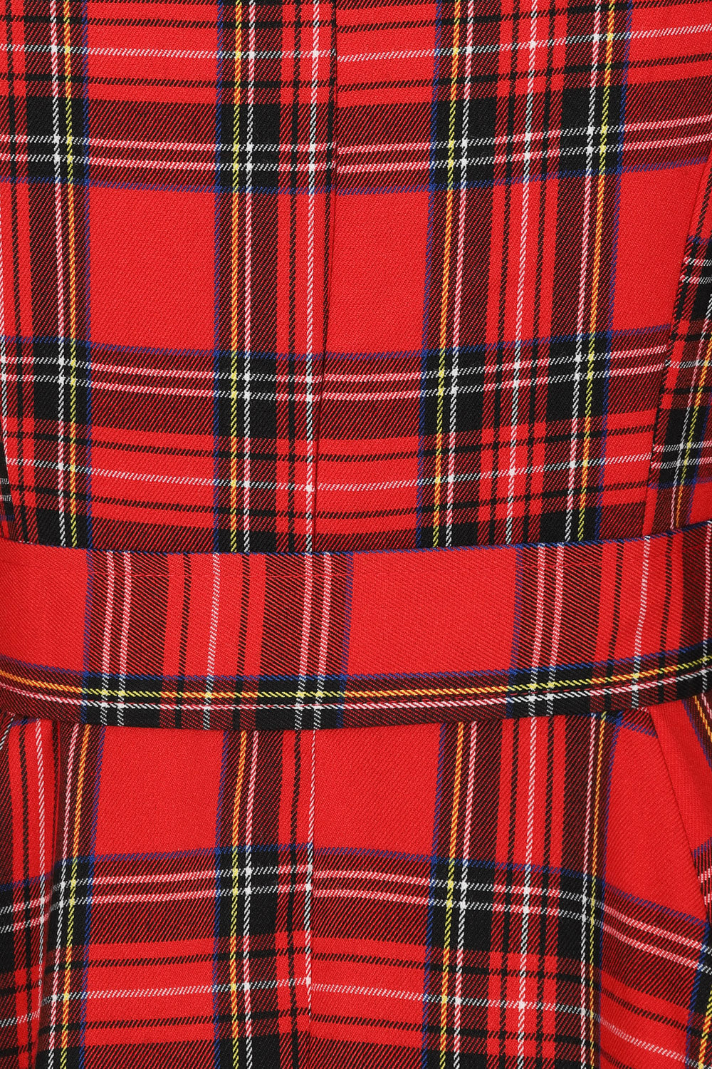 Vintage Tartan Winterkleid "Highland Swing Dress" - rot - Dotty&Dan