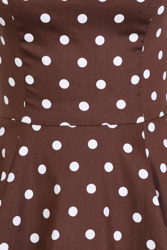 Feminines 50er Jahre Baumwollkleid