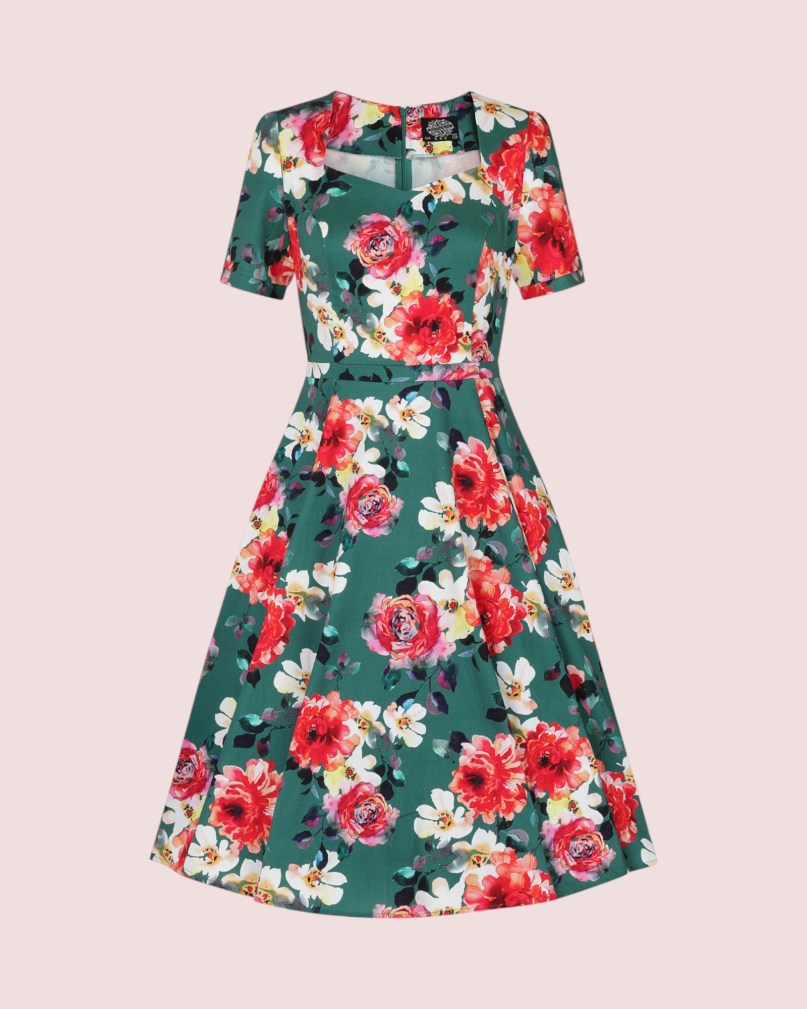 Pamela Swing Kleid - green - Dotty&Dan