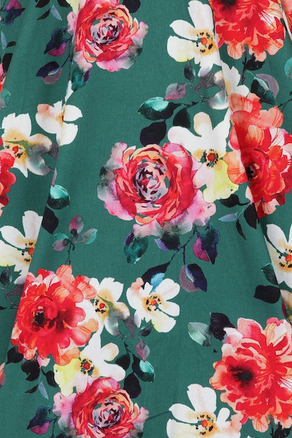 Pamela Swing Kleid - green - Dotty&Dan