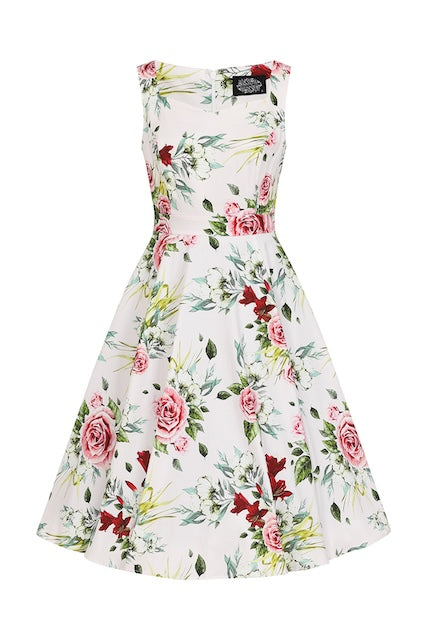 Hearts and Roses Carole Floral Swing Dress Vorderansicht