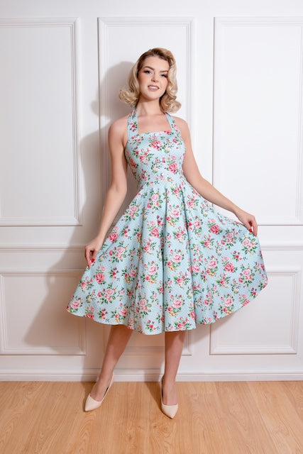 Neckholder Swingkleid Heidi - floral - Dotty&Dan