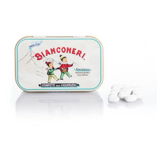 nostalgische Blechdose mit verschiedenen italienischen Lakritzsorten - Dotty&Dan