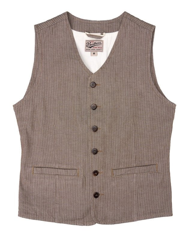 1905 Hauler Vest - HBT brown - Dotty&Dan