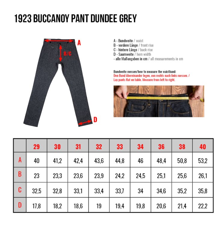 1923 Buccanoy Pant - Dundee grey - Dotty&Dan